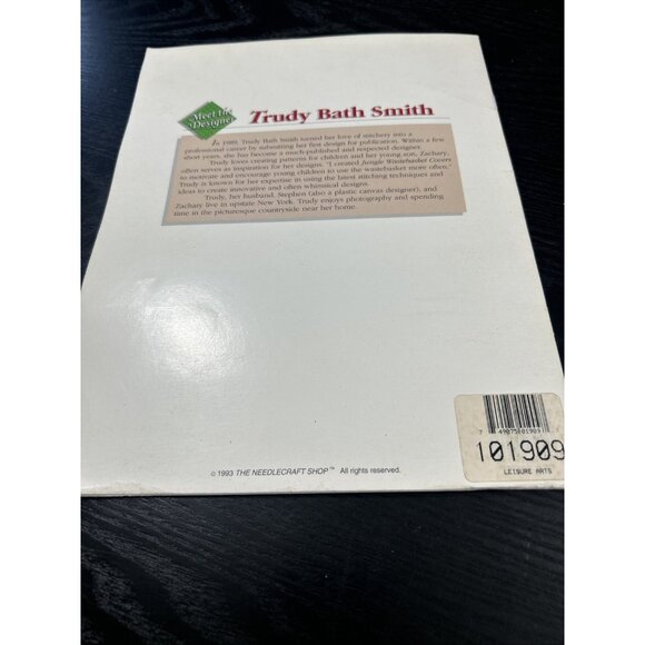 Plastic Canvas Pattern Booklet-JUNGLE Wastebasket Covers-NeedleCraft Shop 93361 - Picture 3 of 3